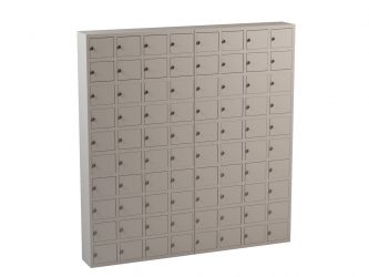 80-compartment locker