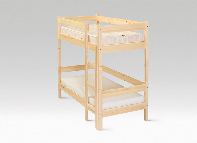 Wooden dorm beds