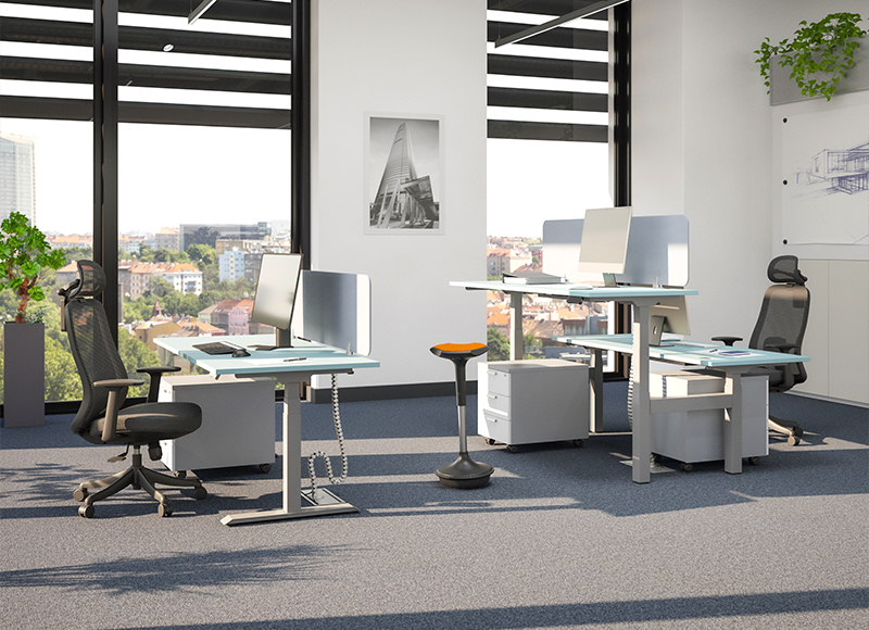 Sit stand desk