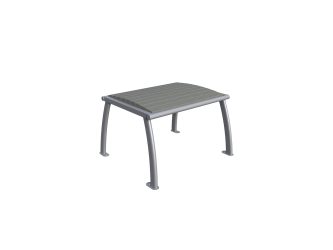 1 person outdoor bench without support