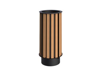 Circular, with WPC slats