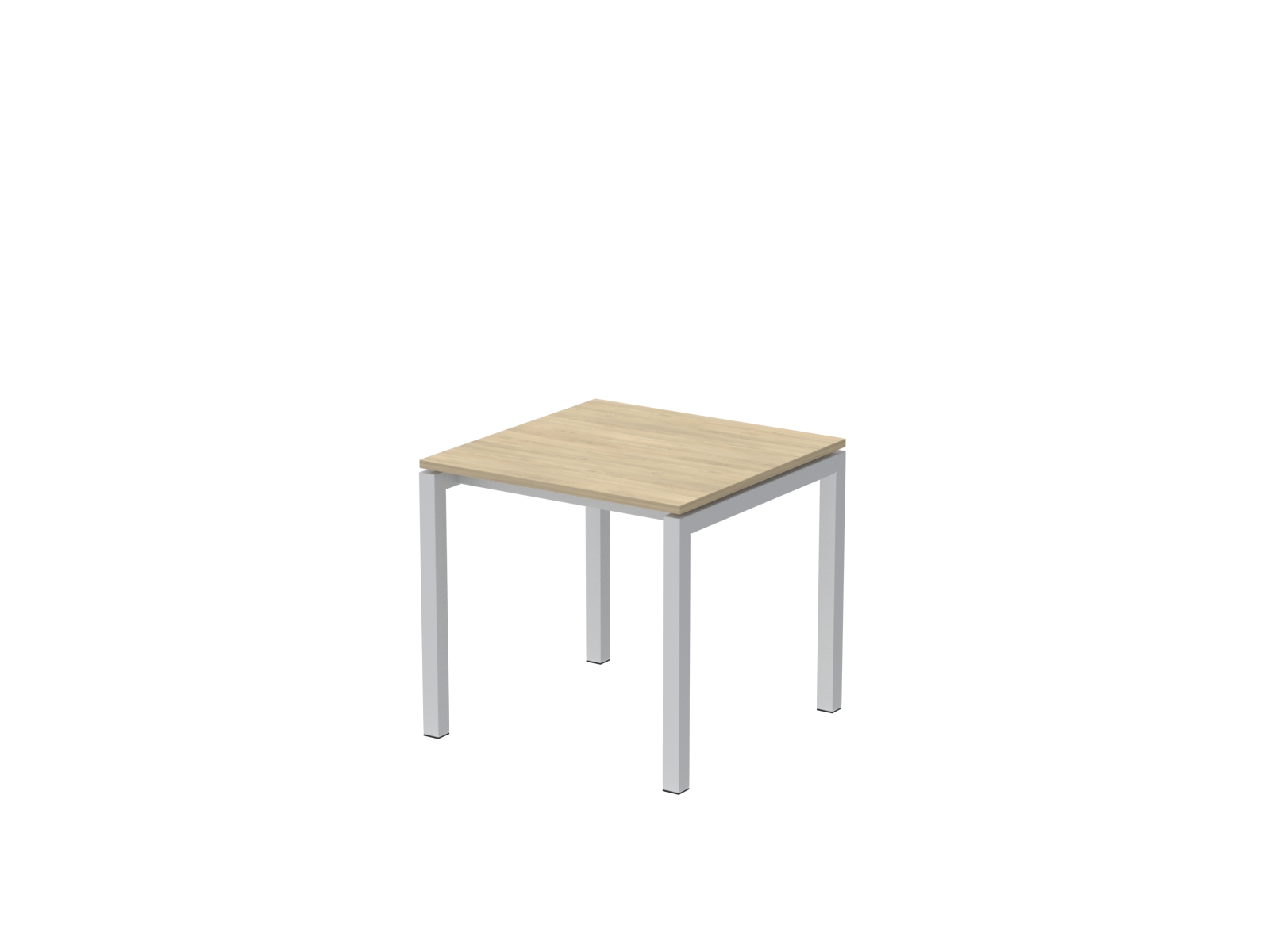 80x80 cm, E metal legs
