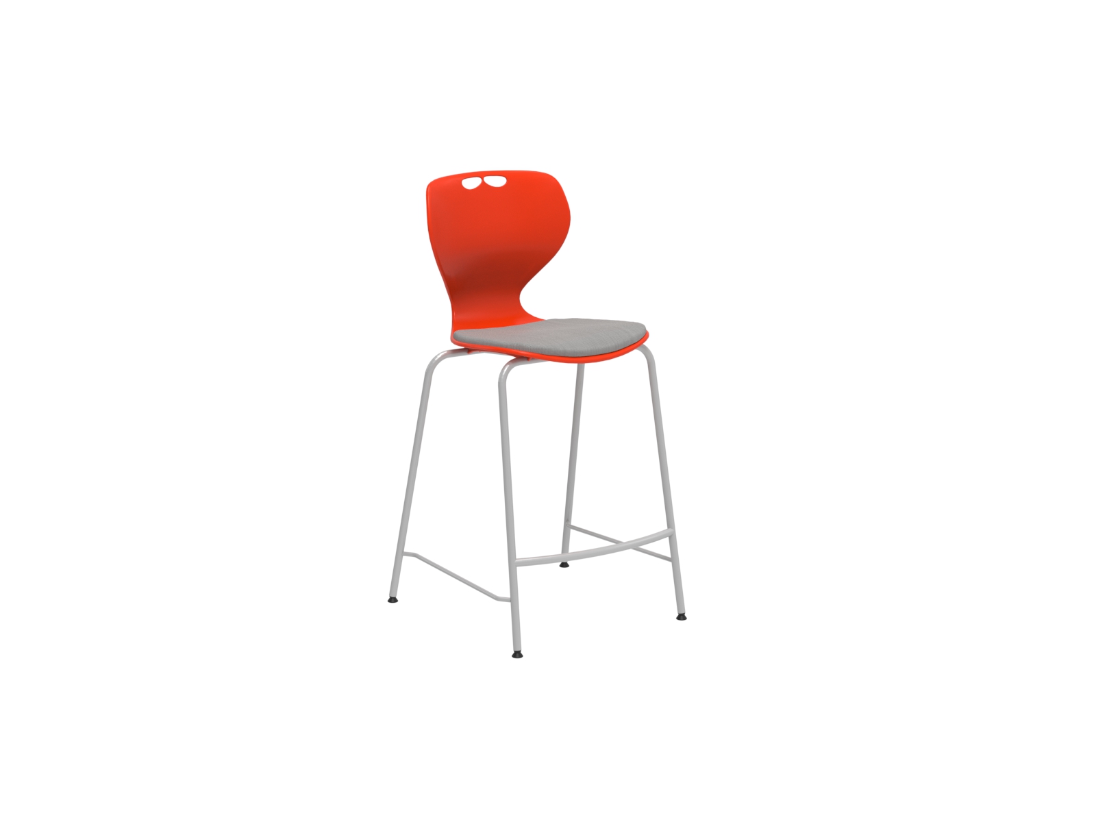 66 cm seat height, with upholstery