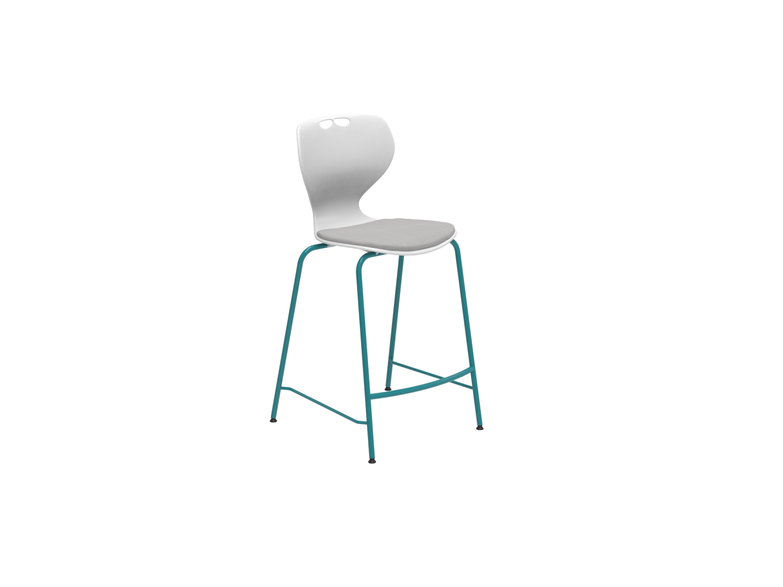 66 cm seat height, with upholstery
