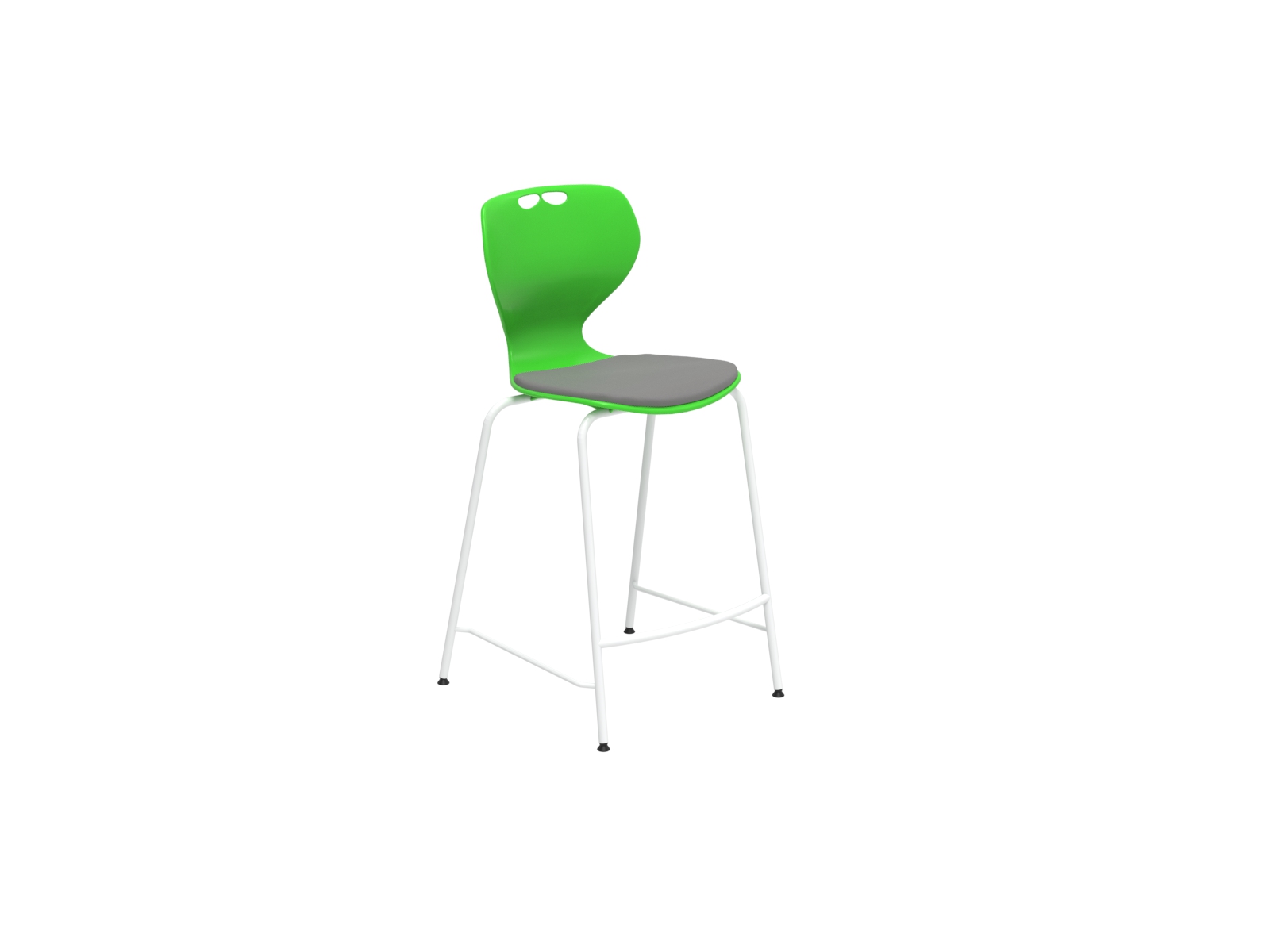 66 cm seat height, with upholstery
