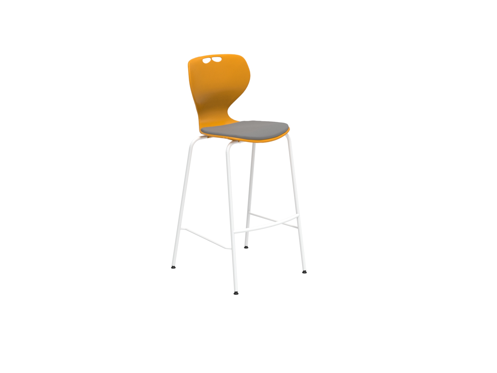 76 cm seat height, with upholstery